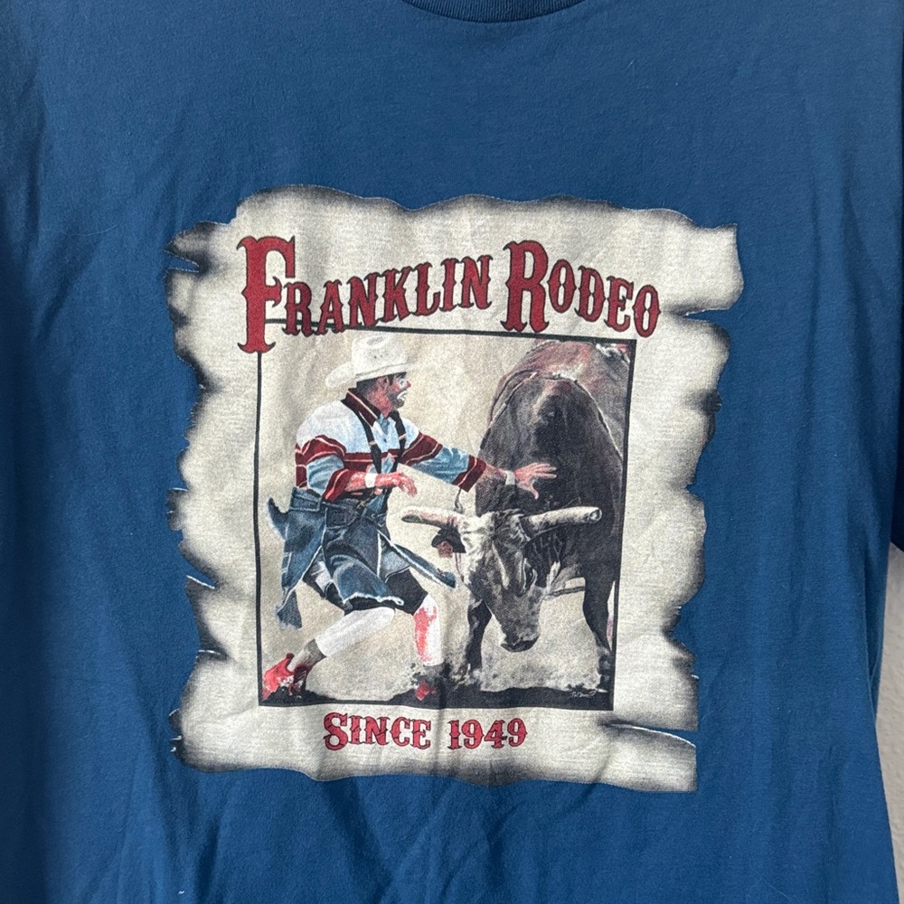 Rodeo Next Level Apparel Navy Graphic Tee - Picture 3 of 3